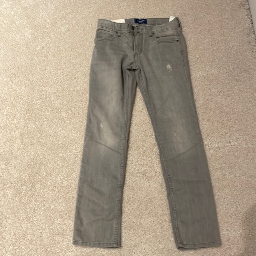Boys size 12 gray jeans. Never worn